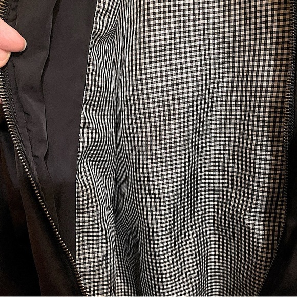 21 Men Los Angeles Men's Black Zip Front Bomber Jacket Size Small - Picture 7 of 10